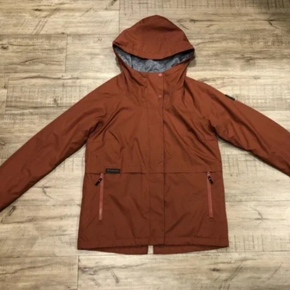 Columbia waterproof spring jacket ROSE DUST color outdoors adventure windbreaker - Picture 1 of 7